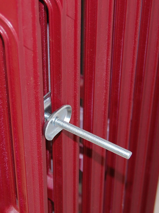 Cast Iron Radiator Standard Wall Safety Stay - "Hidden" Type